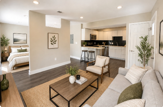 The contemporary design of The Flats
